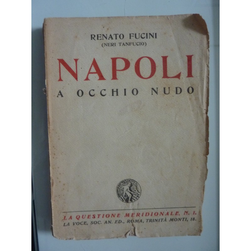 A QUESTIONE MERIDIONALE N.° 1 - NAPOLI A OCCHIO NUDO