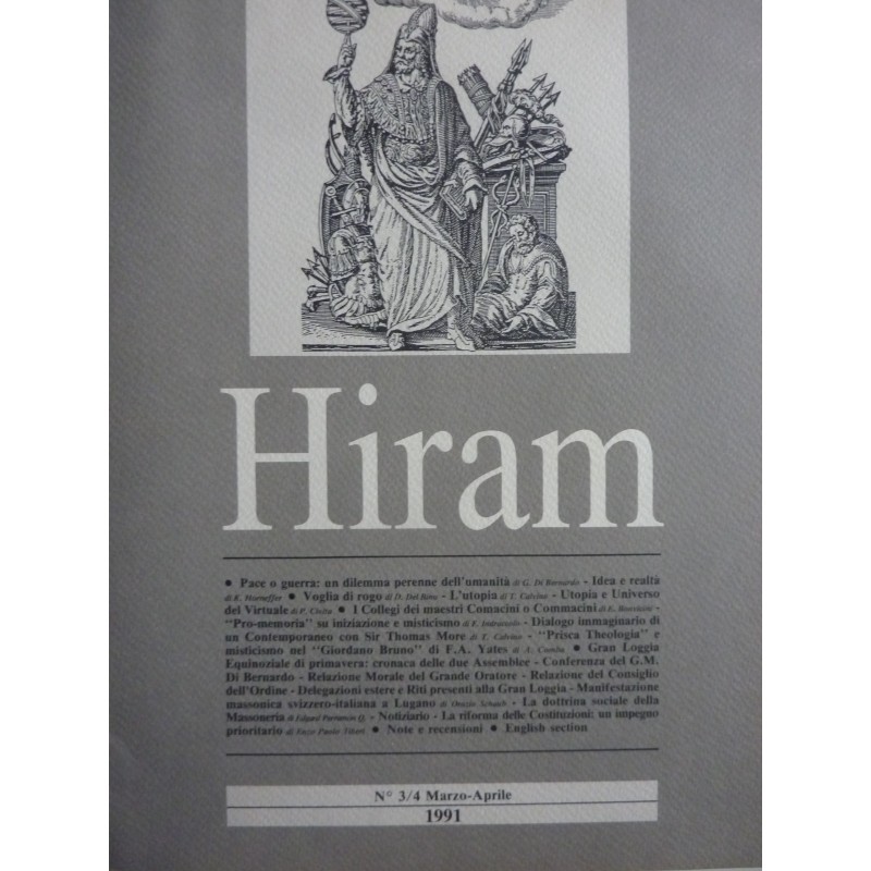 HIRAM N.° 3/4 Marzo - Aprile 1991