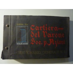 CAMPIONARIO GENERALE CARTIERA DEL VARONE SOC. AZIONI  Edizione 1954