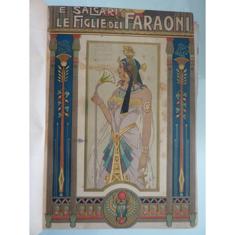 LE FIGLIE DEI FARAONI ROMANZO illustrato da 20 disegni di A. Della Valle