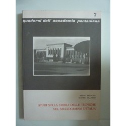 STUDI SULLA STORIA DELLE TECNICHE NEL MEZZOGIORNO D'ITALIA