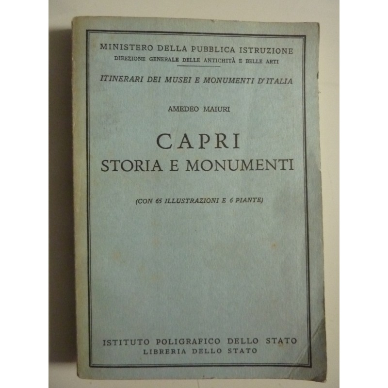 CAPRI STORIA E MONUMENTI