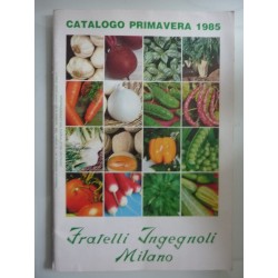 CATALOGO PRIMAVERA 1985 FRATELLI INGEGNOLI MILANO