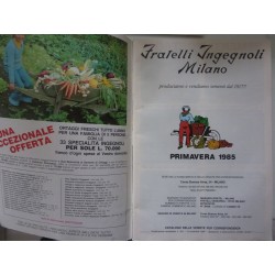 CATALOGO PRIMAVERA 1985 FRATELLI INGEGNOLI MILANO