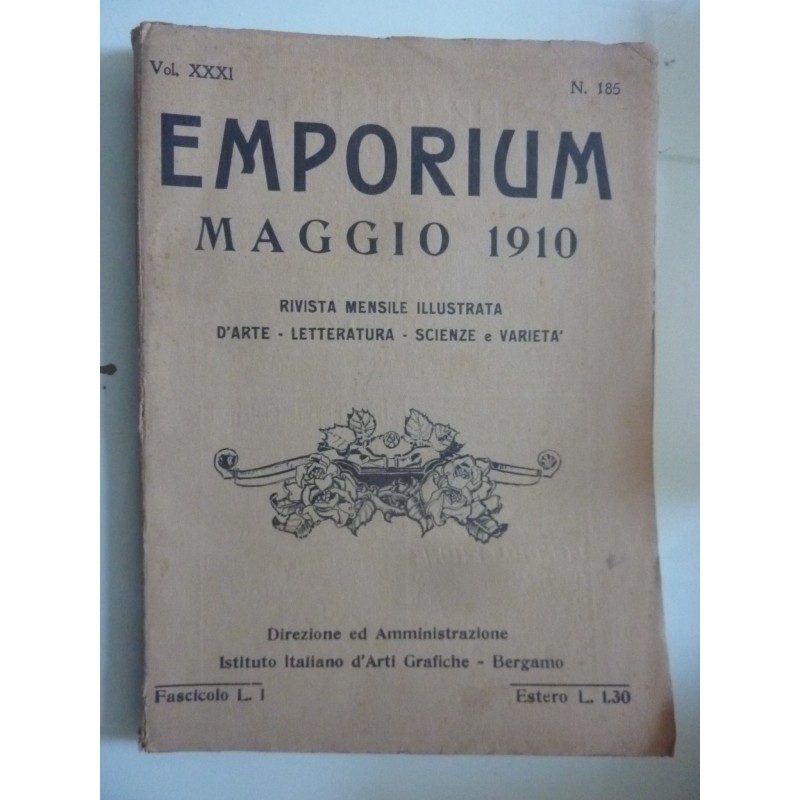 EMPORIUM Vol. XXXI n.° 185 Maggio 1910