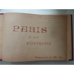 PARIS ET SES ENVIRONS Photogravures de ND. Phot.  PARIS ST. CLOUD, VERSAILLES ET TRIANON