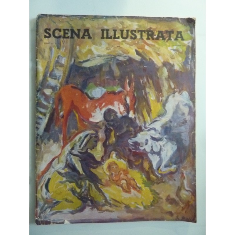 "SCENA ILLUSTRATA Anno 64 N.° 12 Dicembre 1949