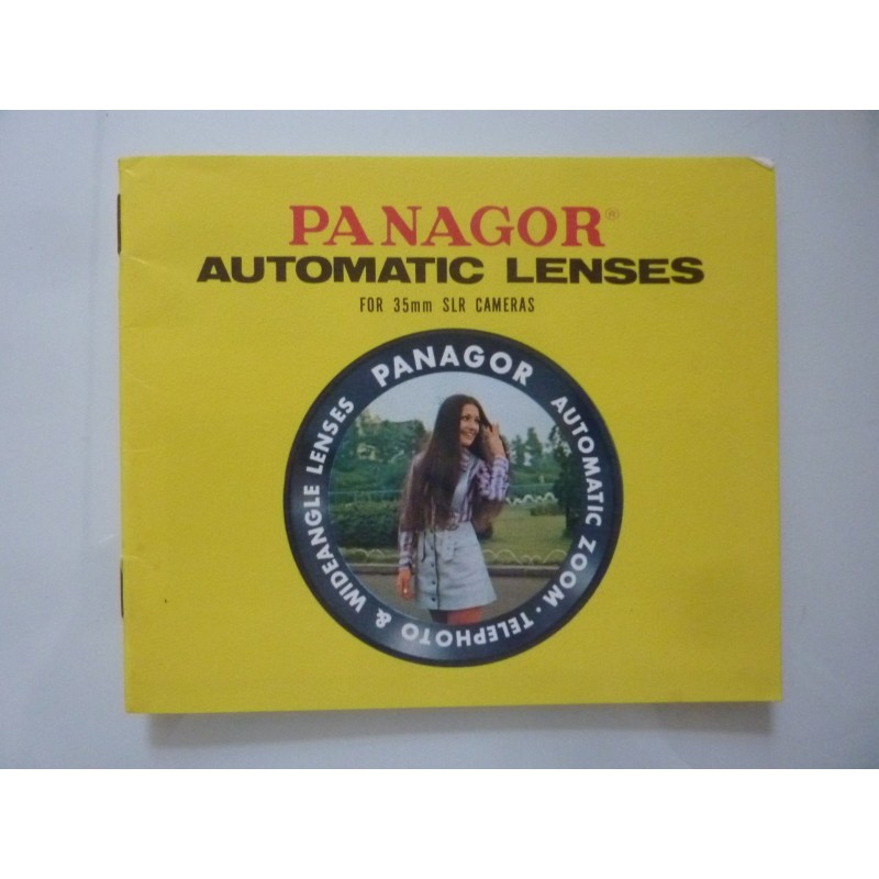 PANAGOR AUTOMATIC LENSES For 35 mm SLR CAMERAS