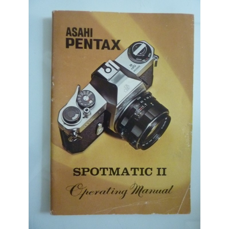 ASAHAI PENTAX SPOTMATIC II Operating Manual