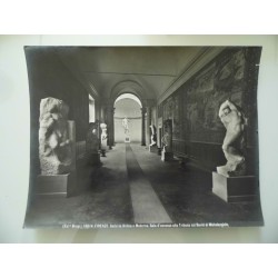 Fotografia "FIRENZE Galleria Antica e Moderna. Sala d'accesso alla Tribuna col David di Michelangiolo