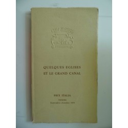 QUELQUES EGLISES ET LE CANAL GRAND PRIX  ITALIA VENISE September - Octobre 1958