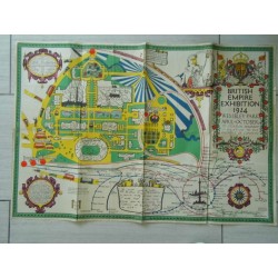 BRITISH EMPIRE EXHIBITION 1924 Wembley Park April-October. Its situation described in relation to the railways of London.