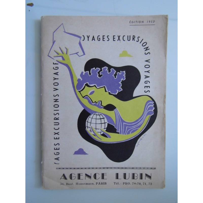 AGENCE LUBLIN VOYAGES EXCURSIONS EDITION 1952