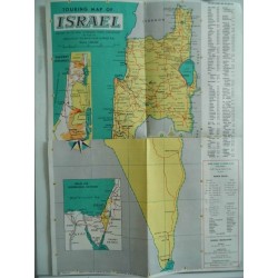 TOURING MAP OF ISRAEL with the compliments of  BANK LEUMI LE - ISRAEL B.M.