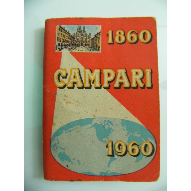CAMPARI 1860 - 1960 PREZIOSO Omaggio DAVIDE CAMPARI MILANO