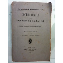 CODICE PENALE DELLO IMPERO GERMANICO