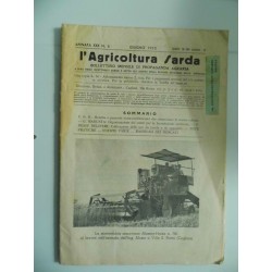 Annata XXX n.0 5 Maggio 1953 L'AGRICOLTURA SARDA Bollettino di propaganda agraria