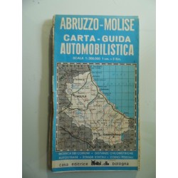 ABRUZZO - MOLISE CARTA GUIDA AUTOMOBILISTICA