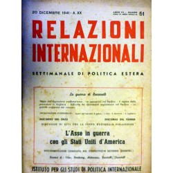 RELAZIONI INTERNAZIONALI Anno VII Numero 51 20 Dicembre 1942