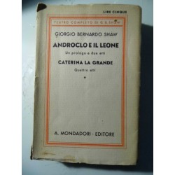 ANDROCLO E IL LEONE Un prologo e due atti CATERINA LA GRANDE Quattro atti