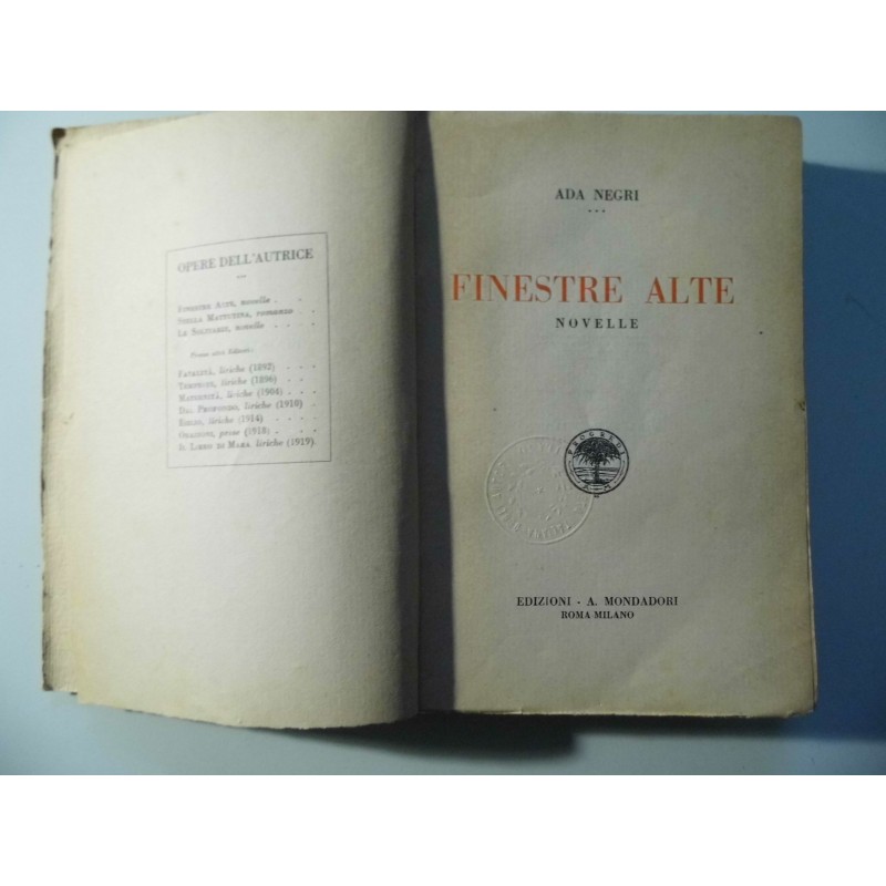 FINESTRE ALTE NOVELLE