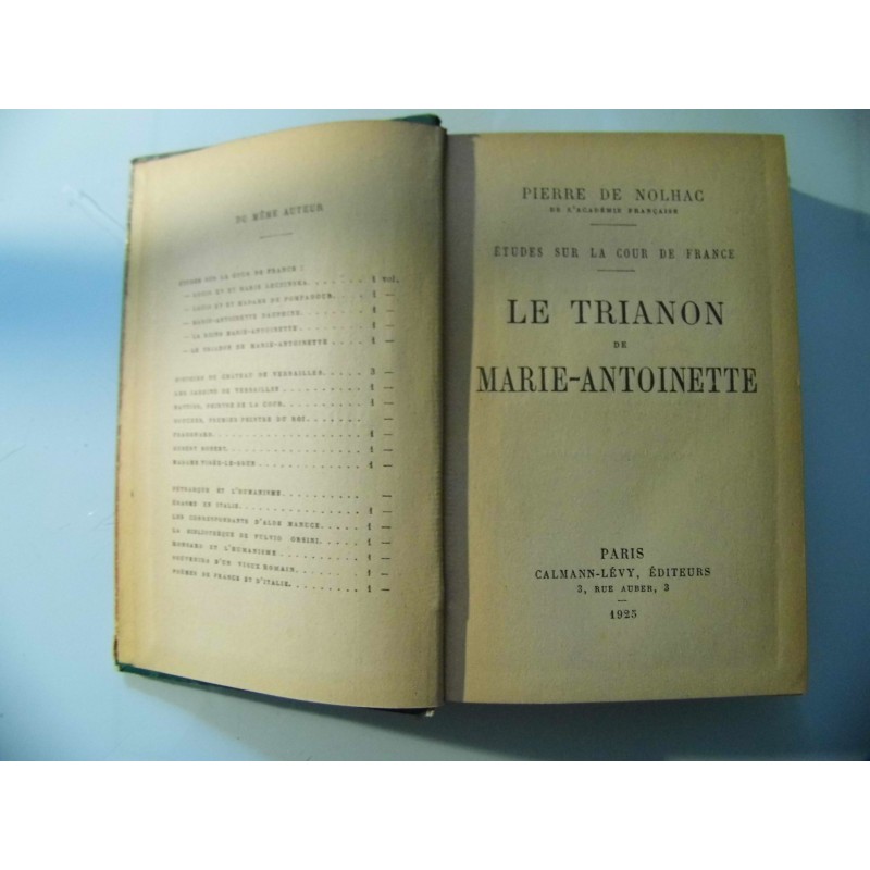 LE TRIANON DE MARIE ANTONIETTE