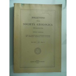 BOLLETTINO DELLA SOCIETA' GEOLOGICA ITALIANA Vol. XVCI - 1977 Fasc. 4