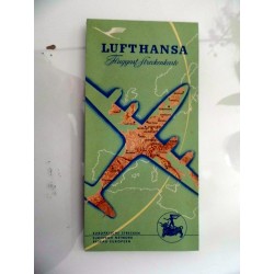 LUFTHANSA Fluggast Streckenkarte - EUROPEAN NETWORK