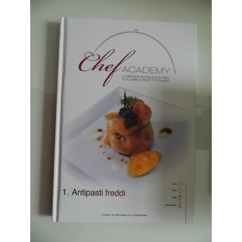 CHEF ACADEMY La Grande Scuola di Cucina con libro e ricette filmate 1 ANTIPASTI FREDDI