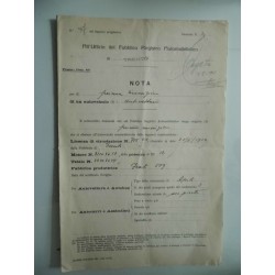 Ufficio del Publico Registro Automobilistico di Trento PRIMA ISCRIZIONE FIAT 509 25/11/1927