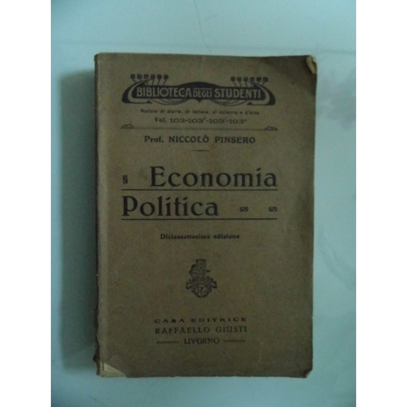 ECONOMIA POLITICA