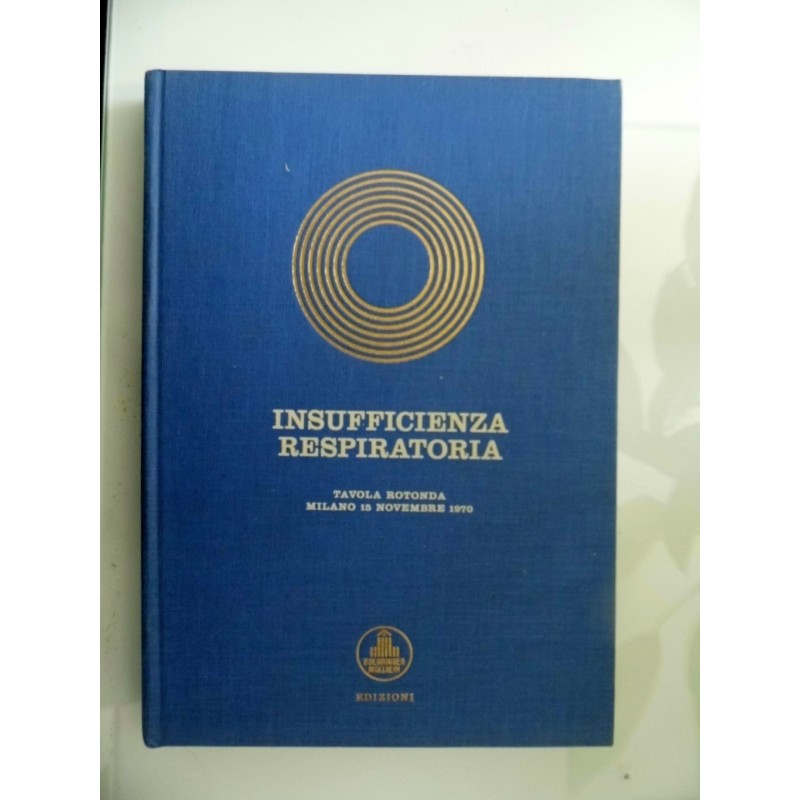 INNSUFFICIENZA RESPIRATORIA Tavola Rotonda, Museo della Scienza e Tecnica  - Milano 10 Novembre 1970