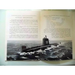 VARO DEL SOMMERGIBILE CACCIASOMMERGIBILI ATTILIO BAGNOLINI  MONFALCONE - 26 Agosto 1967