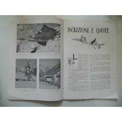 Touring Club Italiano ESCURSIONI INVERNALI IN VALFORMAZZA 7 - 9 Febbraio 10 - 12 Febbraio 1931 A. IX