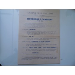TOURING CLUB ITALIANO ESCURSIONI E CAMPEGGI 1933 - XI