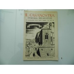 IL CASANOSTRA STRENNA RECANATESE 1° GENNAIO 1941 - XIX ANNO  P. ERCOLE SALVATORI DELL'ORATORIO DI RECANATI