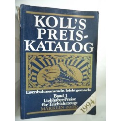 KOLL'S PREIS KATALOG Band 1 MARKLIN 00 / HO 1994