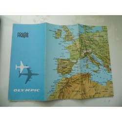 OLYMPIC AIRWAYS ROUTE MAP