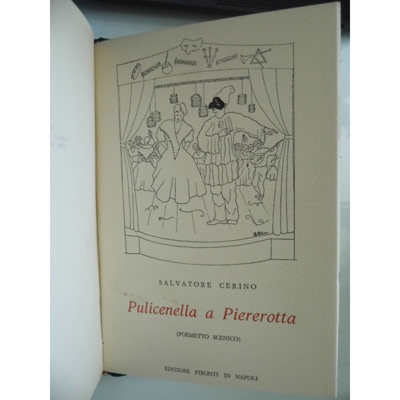 'E QUATTRO STAGIONE -  OMBRE Poemetto in dialetto napoletano - MARGELLINA Poemetto napoletano - PULICENELLA A PIEROTTA  ( Poemet