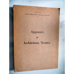 Appunto di Architettura Tecnica