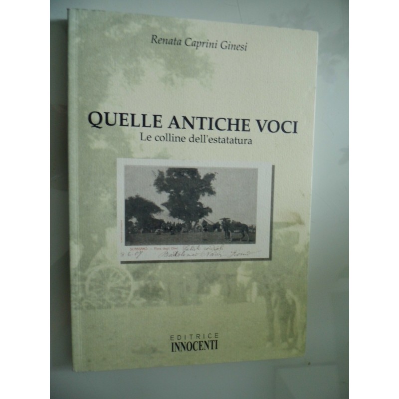 QUELLE ANTICHE VOCI Le colline dell'estatatura