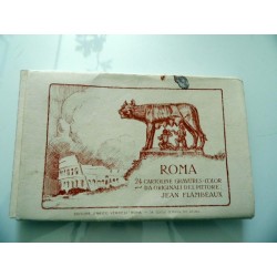 ROMA 24 CARTOLINE GRAVURES - COLOR DA ORIGINALI DEL PITTORE JEAN FLAMBEAUX