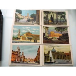 ROMA 24 CARTOLINE GRAVURES - COLOR DA ORIGINALI DEL PITTORE JEAN FLAMBEAUX