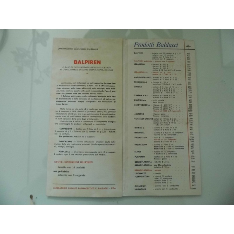 PRODOTTI BALDACCI
