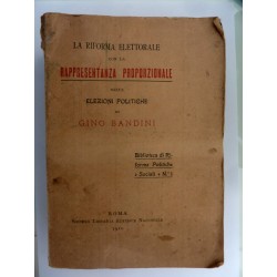 LA RIFORMA ELETTORALE CON LA RAPPRESENTANTE PROPORZIONALE NELLE ELEZIONI POLITICHE