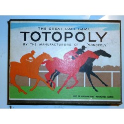 TOTOPOLY THE GREAT RACE GAME By the manifactures of "MONOPOLY"