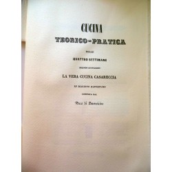 CUCINA TEORICO - PRATICA DELLE QUATTRO SETTIMANE Secondo Le Stagioni LA VERA CUCINA CASARECCIA IN DIALETTO NAPOLETANO COMPOSTA D