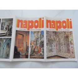 Pieghevole Turistico "NAPOLI CULTURA ARTE E STORIA" 1974