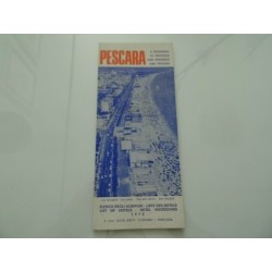 Pieghevole Turistico "PESCARA ELENCO DEGLI ALBERGHI 1972" E.P.T. Pescara