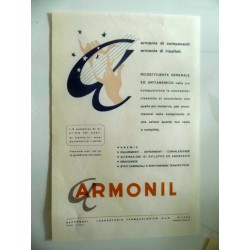 Volantino Pubblicitario "ARMORIL  - RECORDATI LABORATORIO FARMACOLOGICO S.P.A. MILANO"